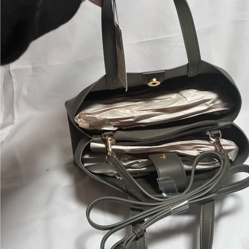 Olive Green Satchel - Picture 5 of 5